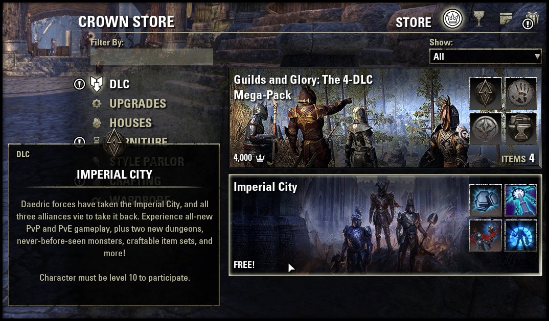 ESO Nibenese Court Wizard Armor - Imperial City Crown Store