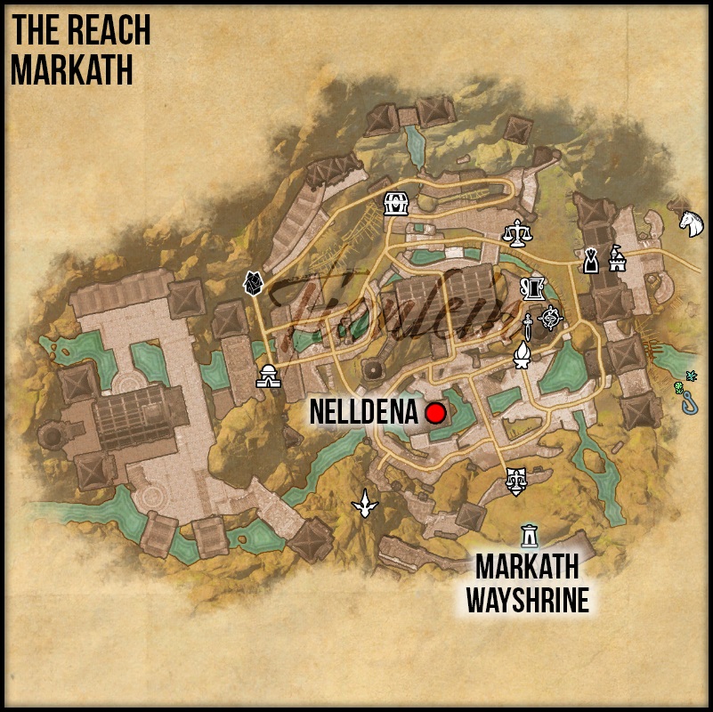 Markath map - Nelldena location