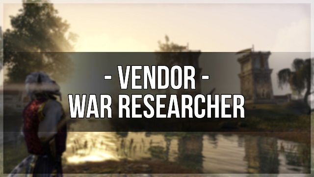 ESO War Researcher Vendor