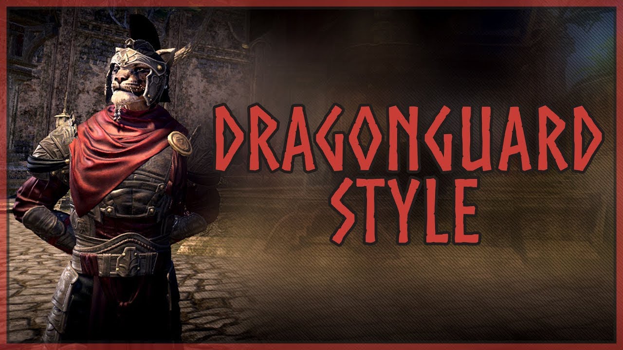 ESO Dragonguard Style - Showcase of the Dragonguard Motif in The Elder Scrolls Online